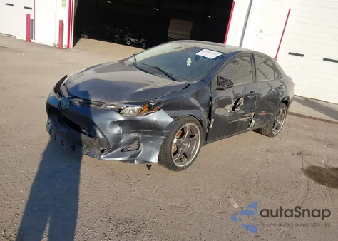 2019 Toyota Corolla Le z USA, uszkodzony, nr VIN 2T1BURHE0KC242779